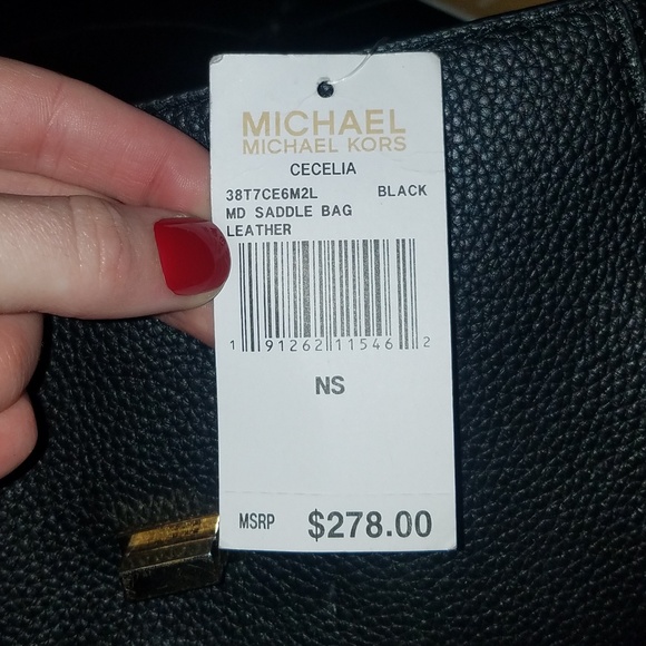 Michael Kors med. saddle bag black - Picture 4 of 4